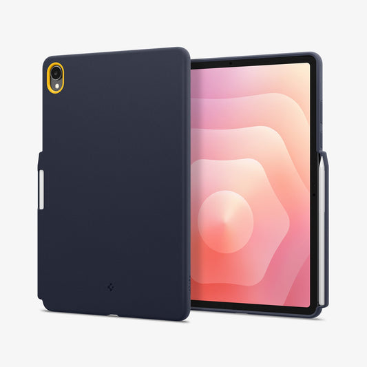ACS10215 - Galaxy Tab S11 Nano Pop in Blueberry Navy showing the back, front