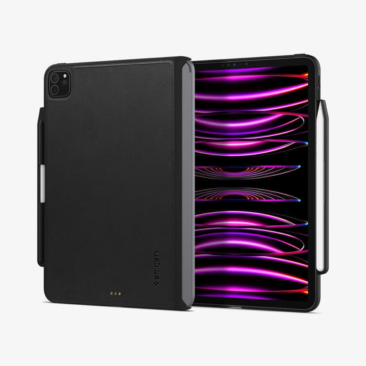 ACS05467 - iPad Pro 11" Case Thin Fit Pro in black showing the back and front