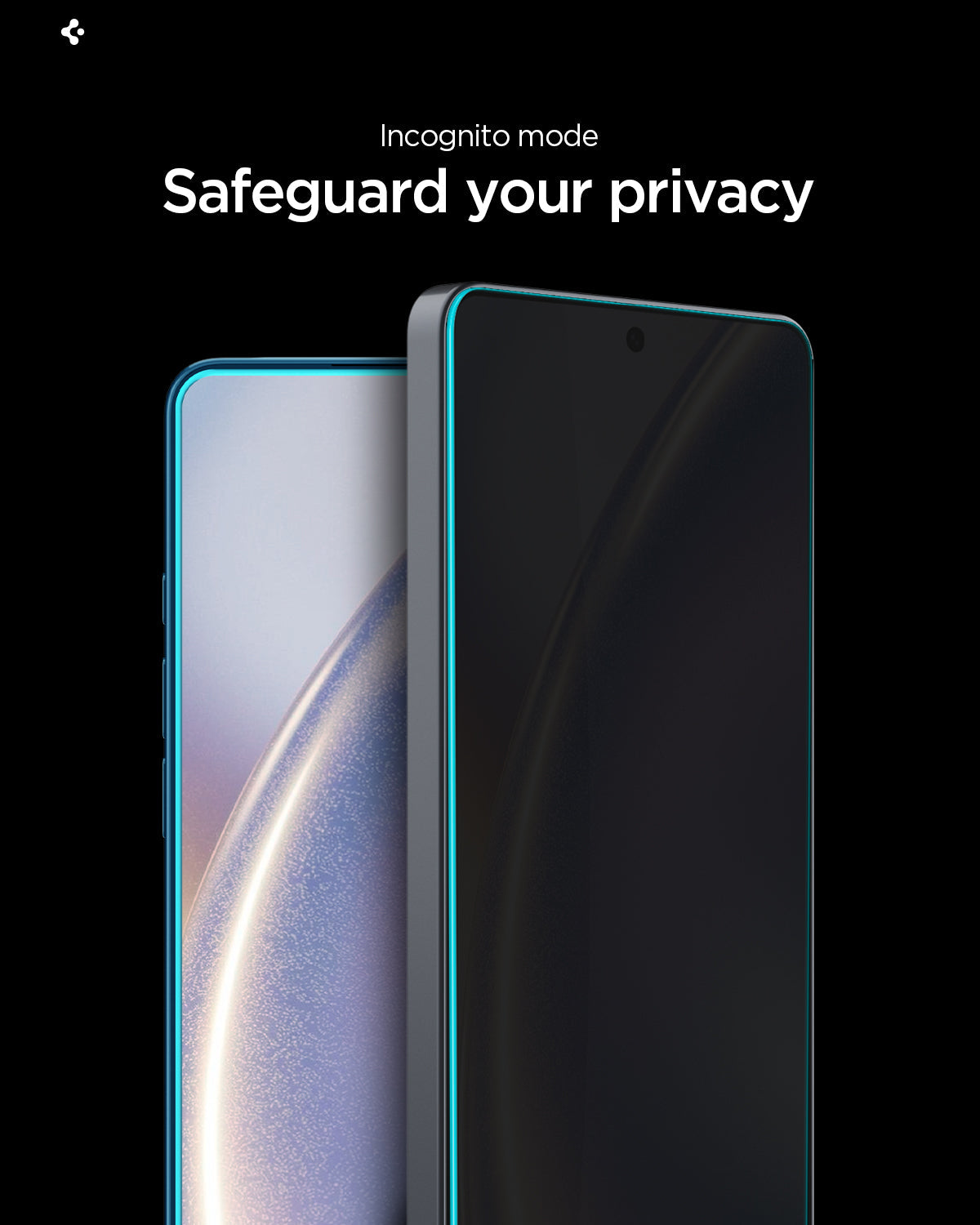 AGL11093 - Galaxy S26 GLAS.tR EZ Fit Pro | Privacy showing incognito mode. safeguard your privacy