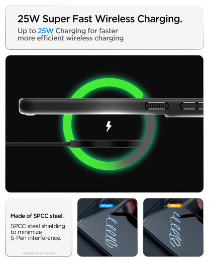 ACS10960 - Showing the 25W Super Fast Wireless charging. Up to 25W charging for faster more efficient wireless charging