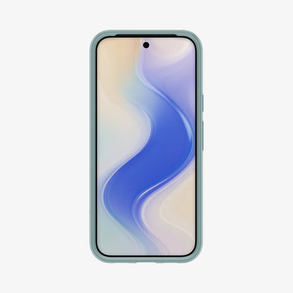 ACS09709 - Pixel 10 Pixel 10 Pro in sage green showing the front