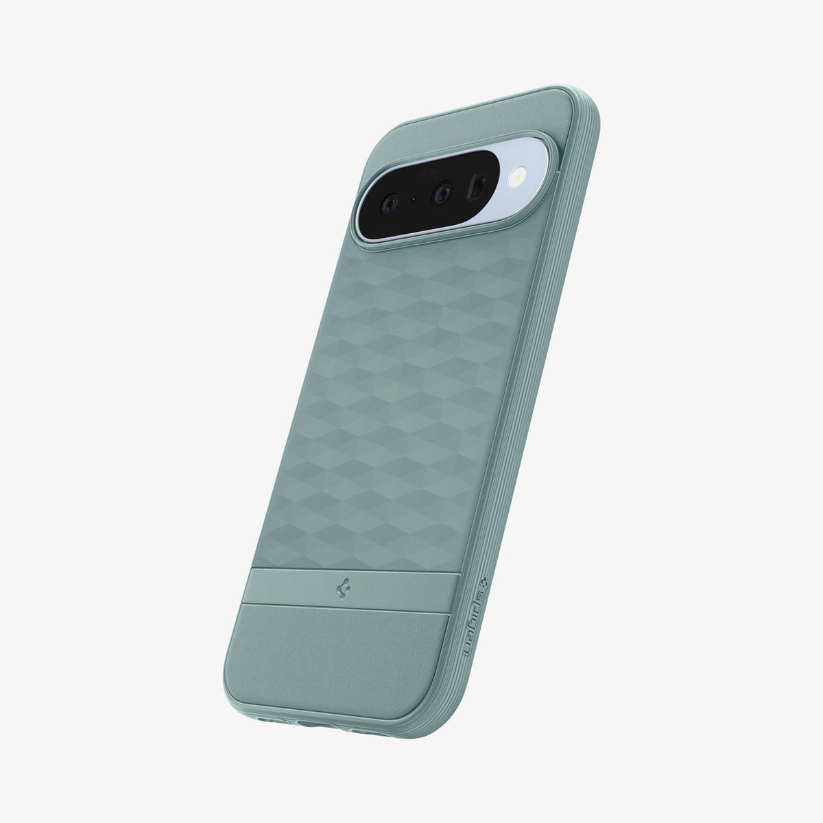 ACS09709 - Pixel 10 Pixel 10 Pro in sage green showing the back and side