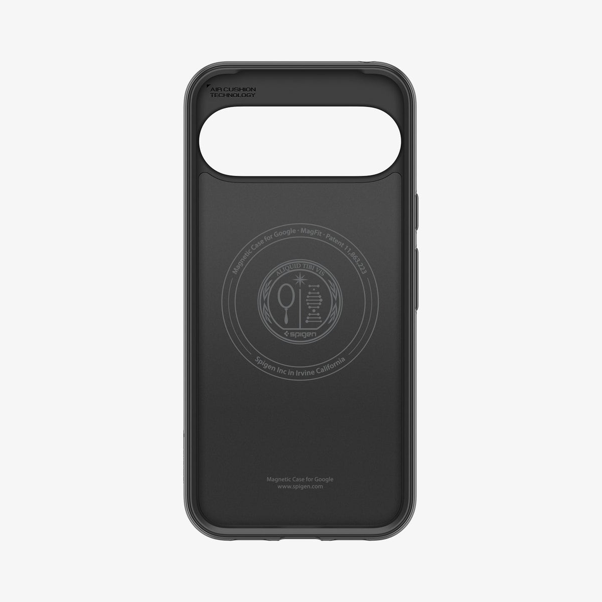 ACS09731 - Pixel 10 Pro XL Case Parallax (MagFit) in black showing the inside of case