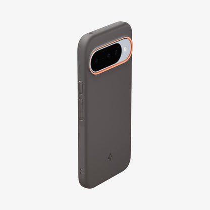 ACS09712 - Pixel 10 Pixel 10 Pro Case Nano Pop (MagFit) in Papaya Gray showing the back and side