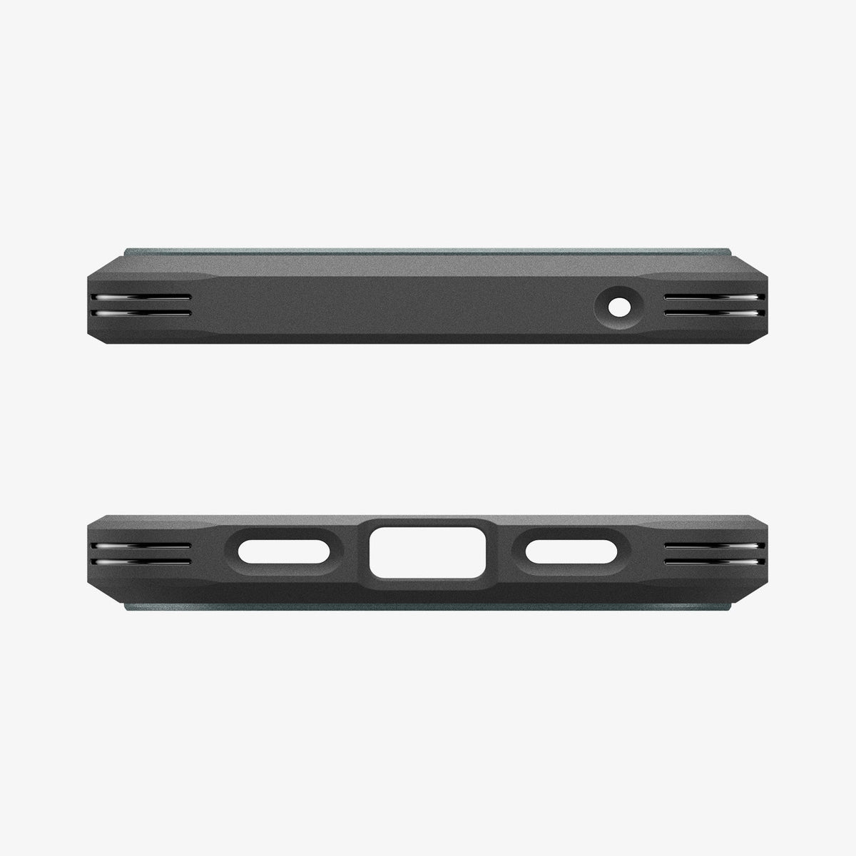 ACS09707 - Pixel 10 Pixel 10 Pro Tough Armor AI (MagFit) in Abyss Green showing the top and bottom of case