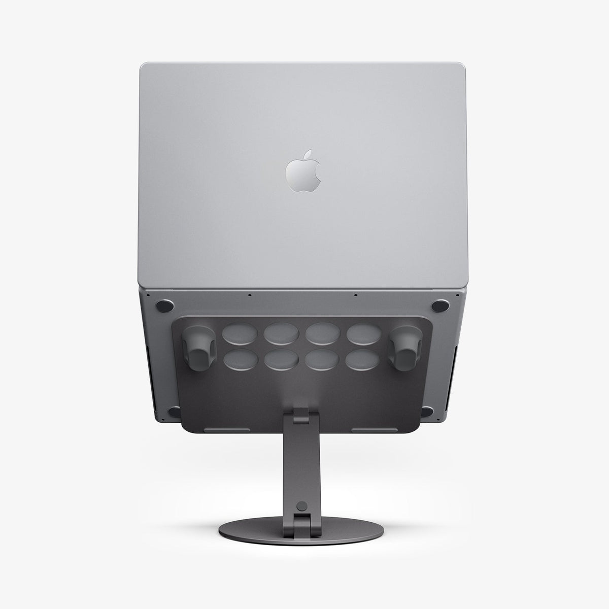 AMP09303 - Laptop Stand | LD206C in Space Gray showing the back with the device