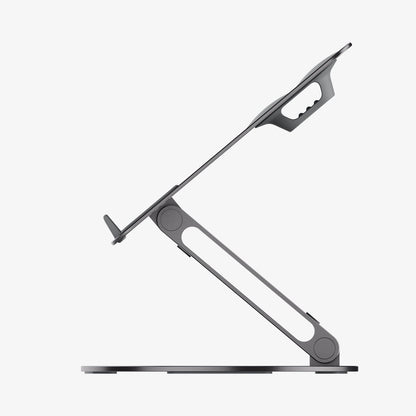 AMP09303 - Laptop Stand | LD206C in Space Gray showing the side