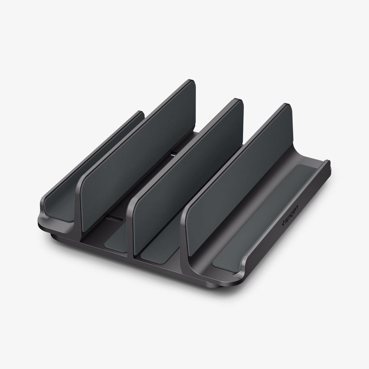 AMP10640 - Vertical Laptop Stand | LD208S4 in Space Gray showing detail