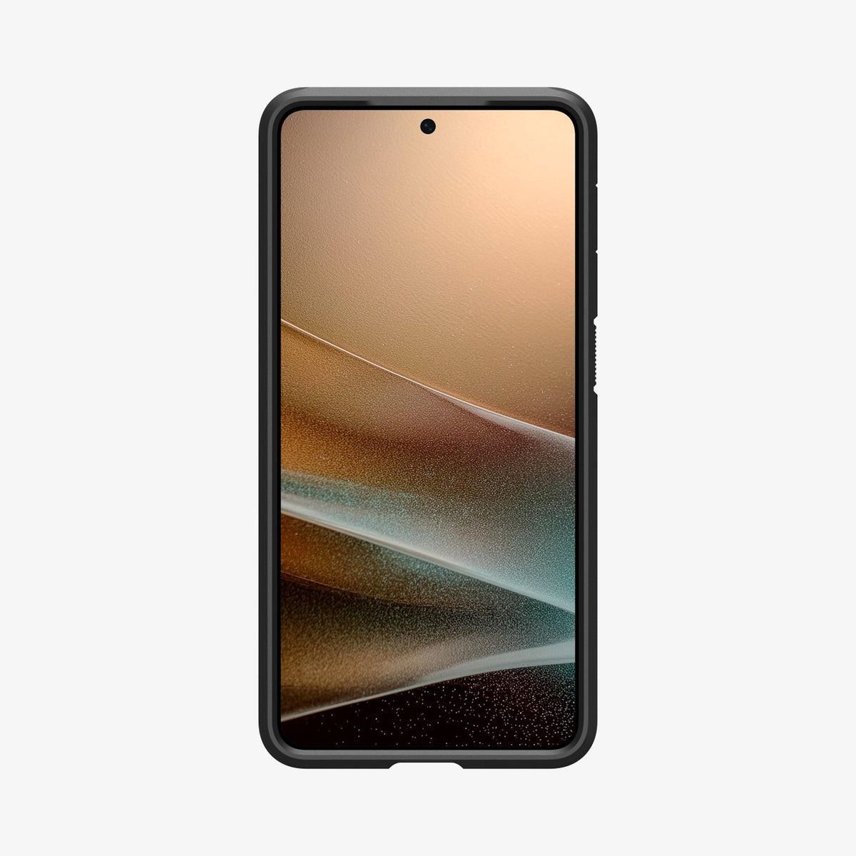 ACS09423 - Galaxy S25 Edge Case Tough Armor AI (MagFit) in Gunmetal showing the front