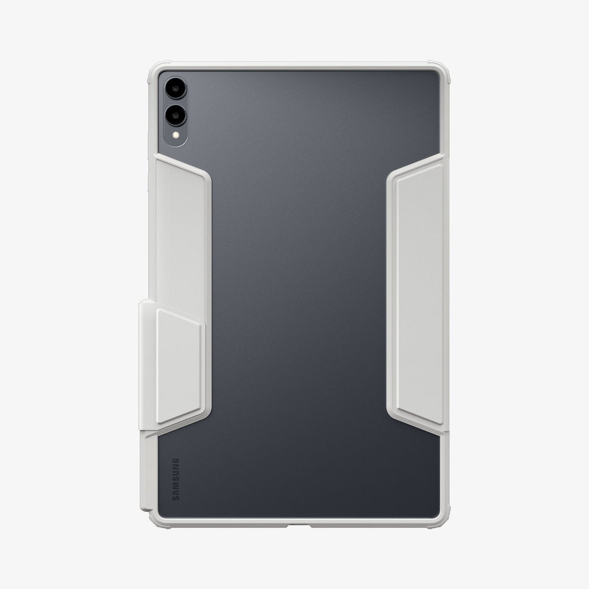 ACS10220 - Galaxy Tab S11 Ultra Series Ultra Hybrid Pro in Gray showing back with clear part