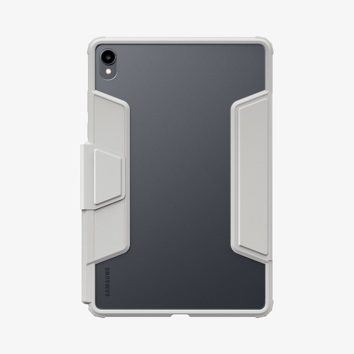 ACS10213 - Galaxy Tab S11 Series Ultra Hybrid Pro in Gray showing back with clear part