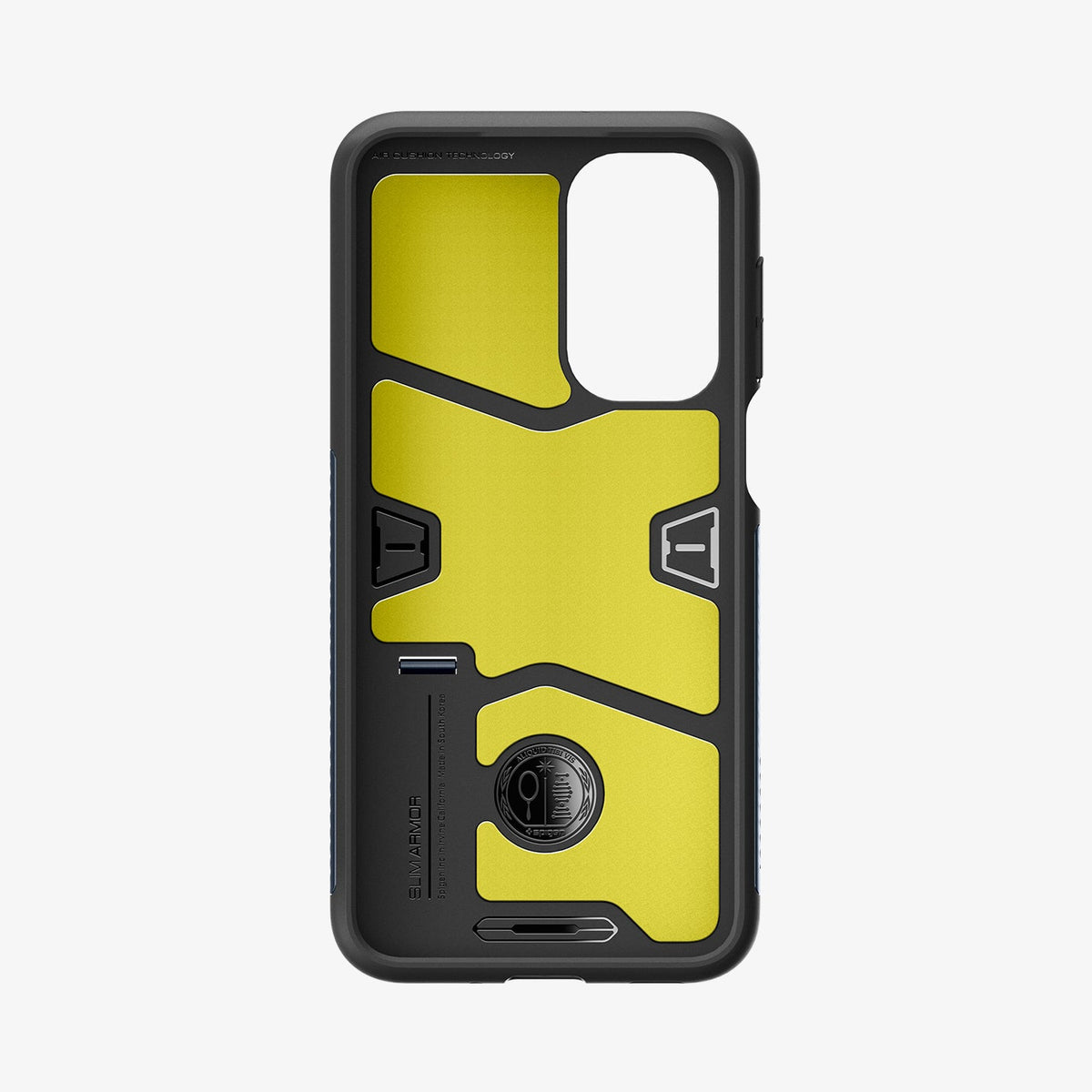 ACS11193 - Galaxy A17 Slim Armor in Metal Slate showing the inside