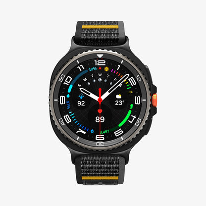 AMP10111 - Galaxy Watch 9 Series - Athlex Air in Active Black showing the front
