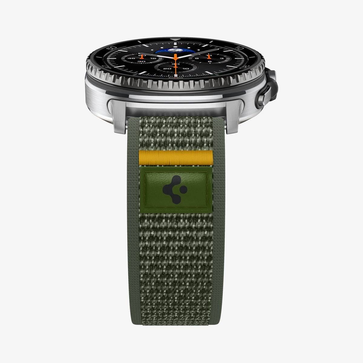 AMP10113 - Galaxy Watch 9 Series - Athlex Air in Active Green showing the partial front and side