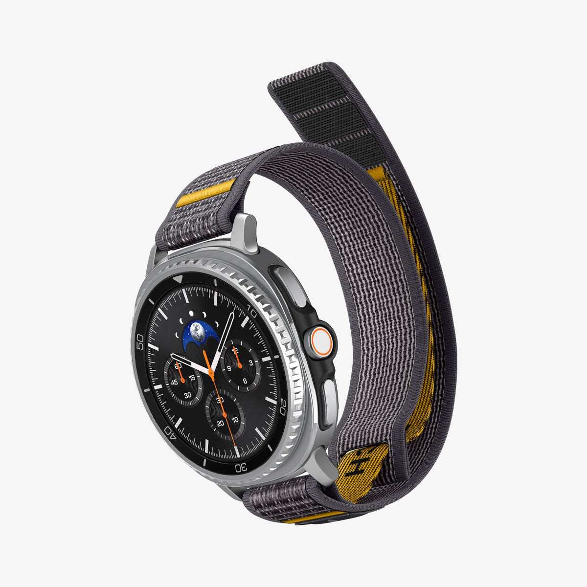 AMP10112 - SWi-9 Series - Athlex Air in Active Gray showing the front and partial inside of band