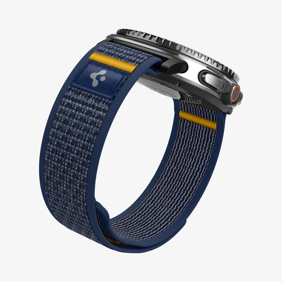 AMP10114 - SWi-9 Series - Athlex Air in active navy showing the bottom and partial inside of band