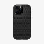 ACS09114 - iPhone 16 Pro Max Case Liquid Air T (MagFit + Camera Control) in Matte Black showing the back