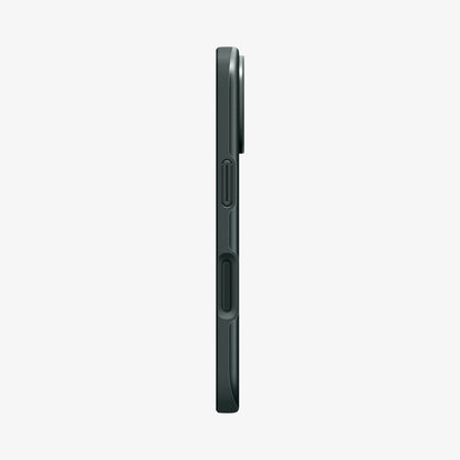ACS09970 - iPhone 17 Thin Fit (MagFit) in Abyss Green showing the side