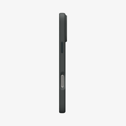 ACS09903 - iPhone 17 Pro Max Silicone Fit (MagFit) Case in green showing the side