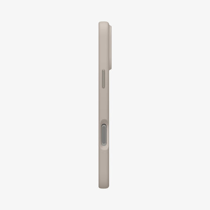 ACS09904 - iPhone 17 Pro Max Silicone Fit (MagFit) Case in stone showing the side