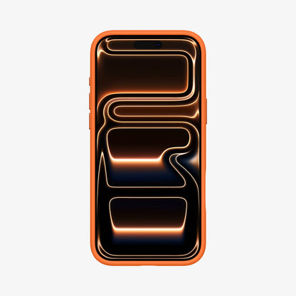 ACS11379 - iPhone 17 Pro Silicone Fit (Mag Fit) in Cosmic Orange showing the front