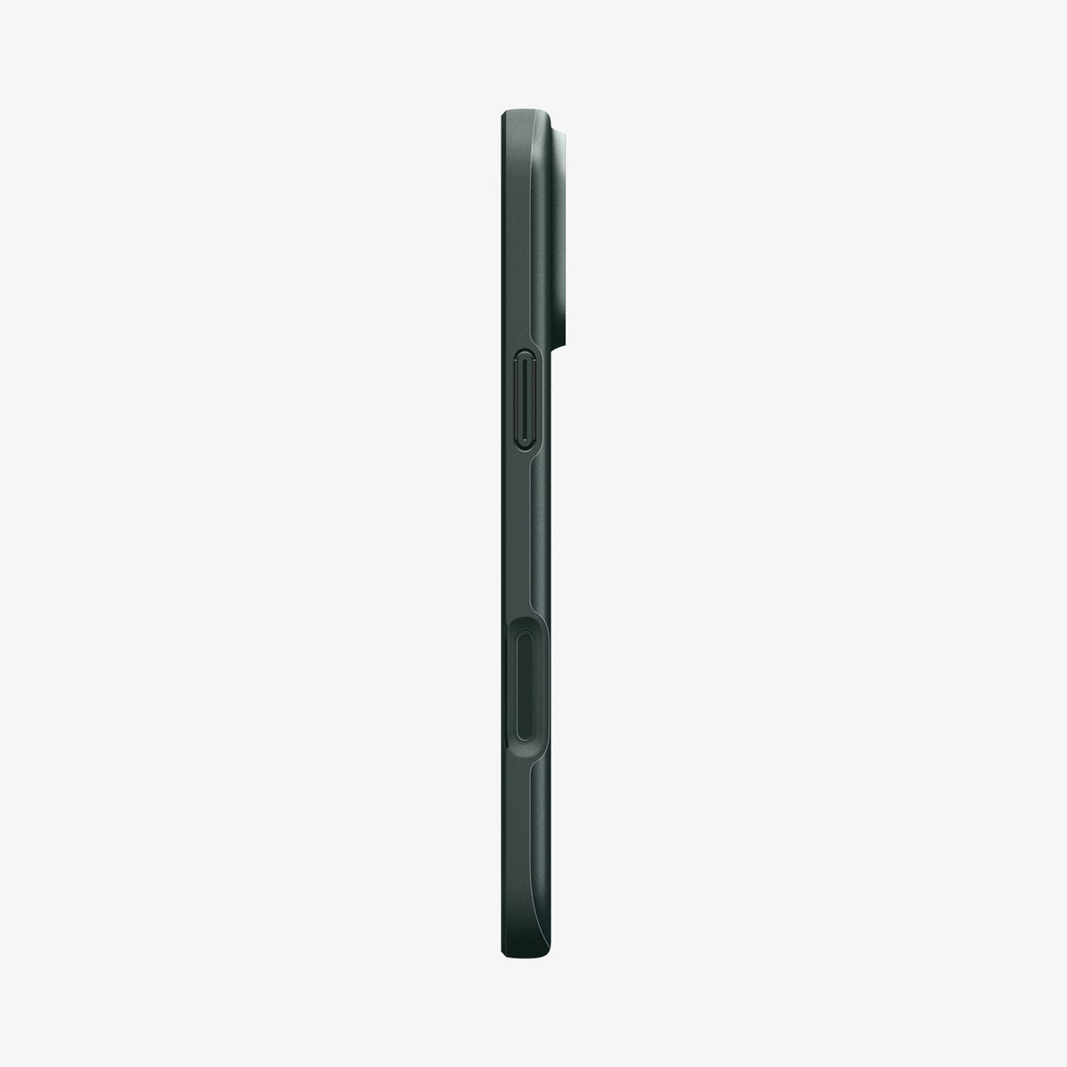 ACS09880 - iPhone 17 Pro Max Thin Fit (MagFit) in abyss green showing the side