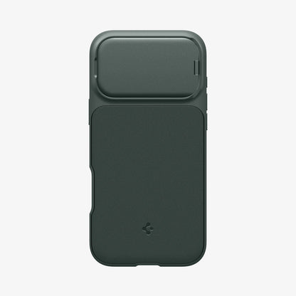 ACS09901 - iPhone 17 Pro Max Series Case Optik Armor (MagFit) in abyss green showing the back