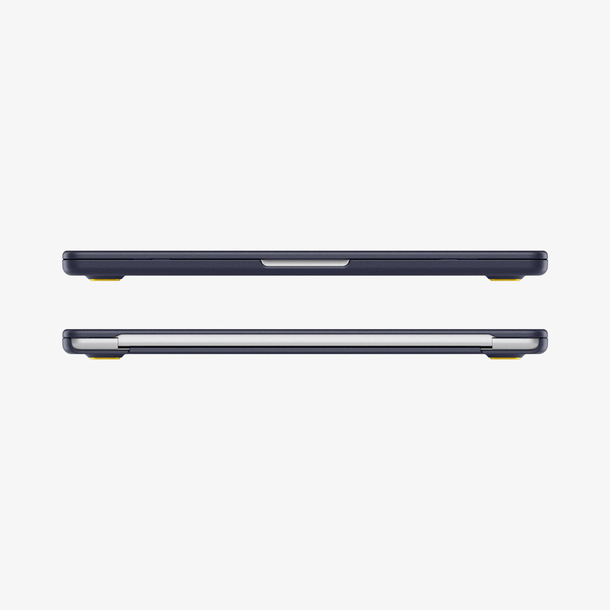 ACS11266 - MacBook Air 15-inch Nano Pop Blueberry Navy showing front and rear edge views of the laptop case with a slim fitted profile