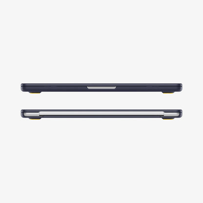 ACS11266 - MacBook Air 15-inch Nano Pop Blueberry Navy showing front and rear edge views of the laptop case with a slim fitted profile