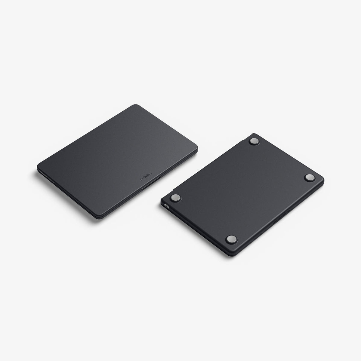 ACS11269 - MacBook Air 13-inch Nano Pop Black Sesame showing top and bottom views of the closed laptop case with raised feet