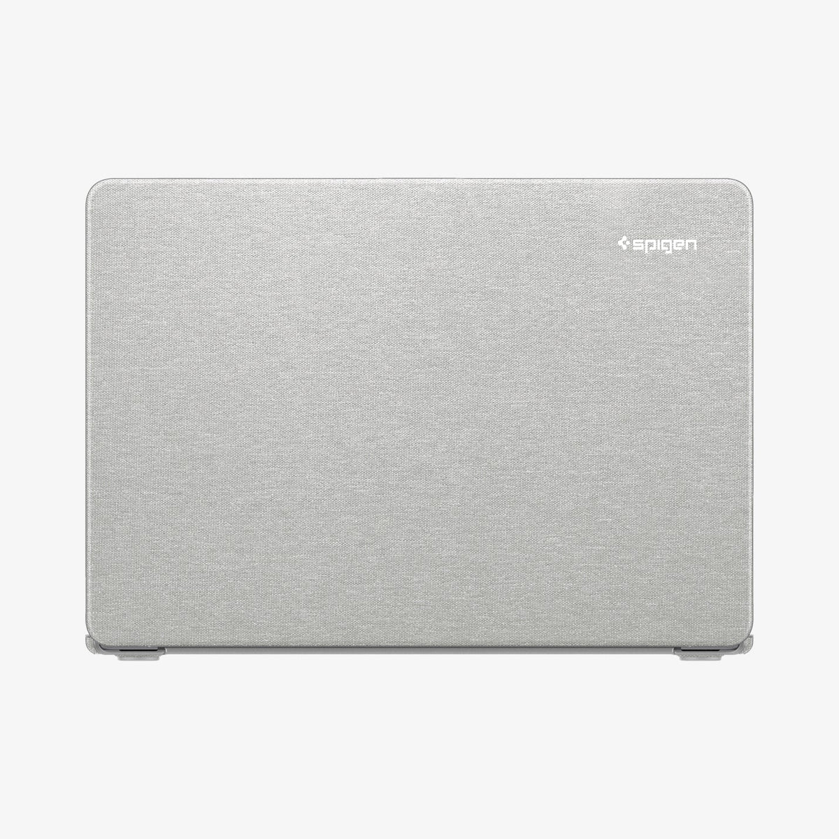 ACS10975 - MacBook Air 15-inch in Heather Gray showing the top