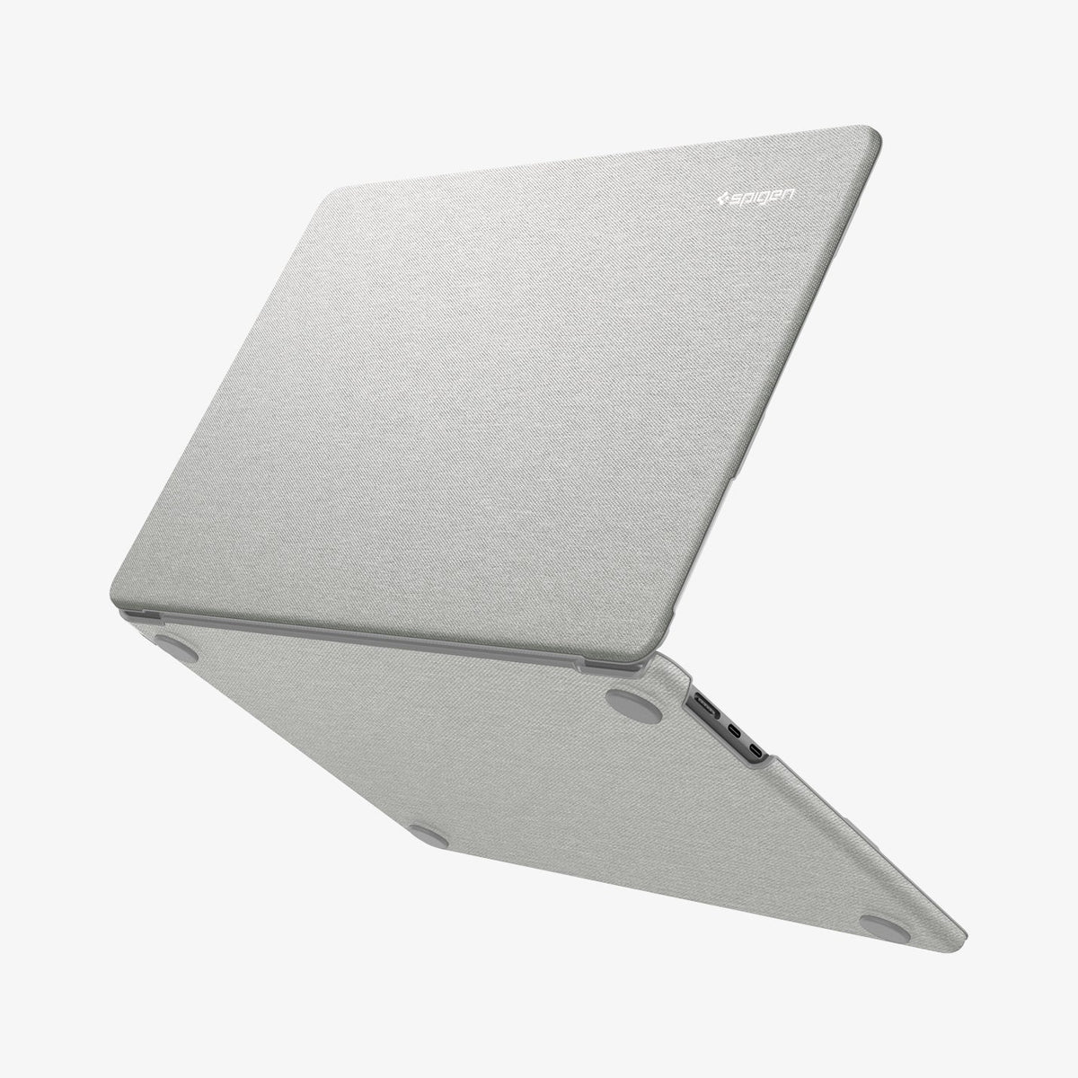 ACS10975 - MacBook Air 15-inch in Heather Gray showing the bottom