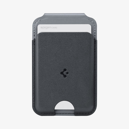AFA11334 - MagSafe Card Holder Nano Pop S (Mag Fit) in Black Sesame showing front