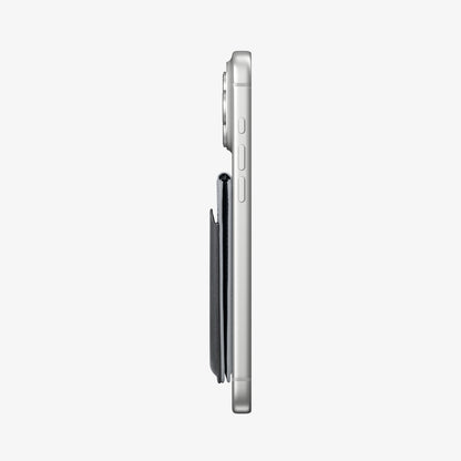 AFA11334 - MagSafe Card Holder Nano Pop S (Mag Fit) in Black Sesame showing side