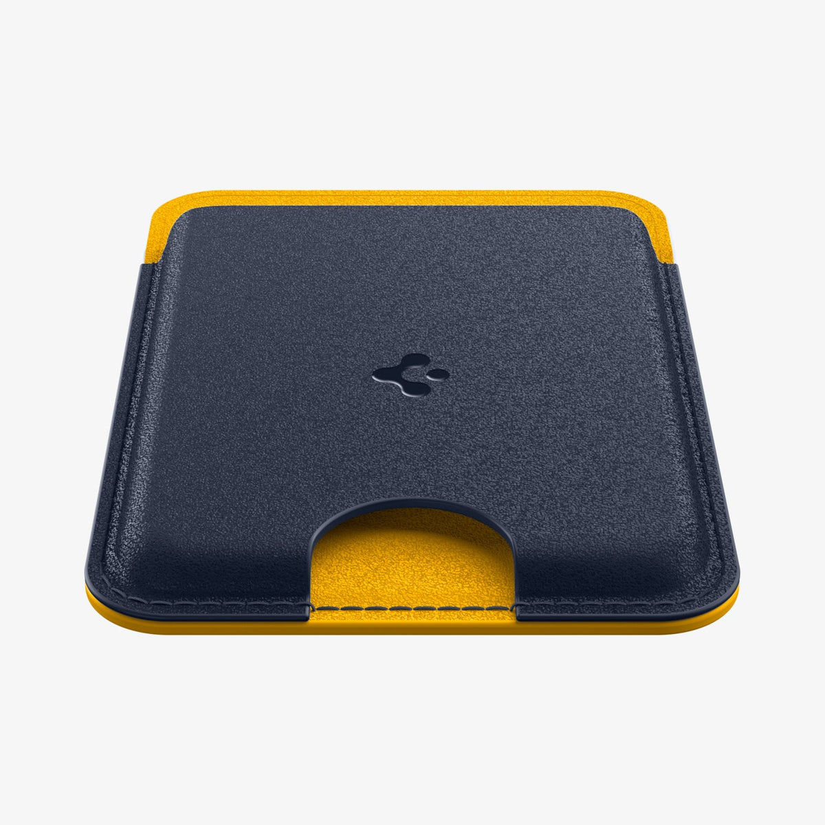 AFA06390 - MagSafe Card Holder Nano Pop (Mag Fit) in Blueberry Navy showing the front and bottom
