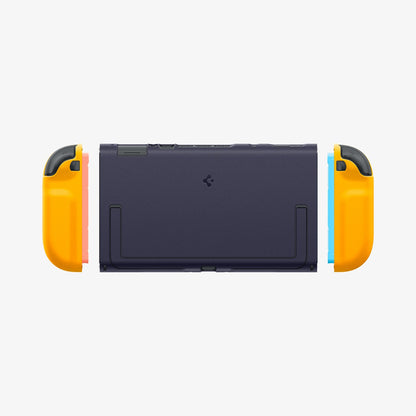 ACS10205 - Nintendo Switch 2 Case Nano Pop in Blueberry Navy showing the back with sides of the device detached