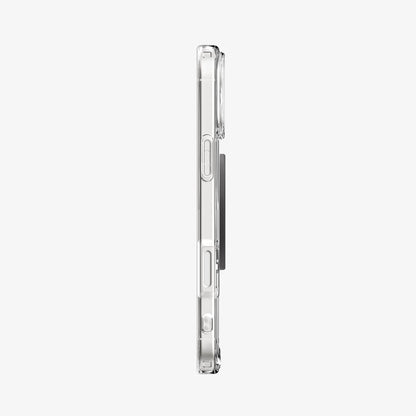AMP10195 - O-Mag Slim Dual pop (MagFit) in Marble Gray showing the side