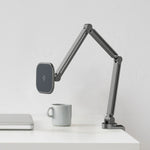 AMP09191 - OneTap Clamp in Space Gray showing the partial side and front