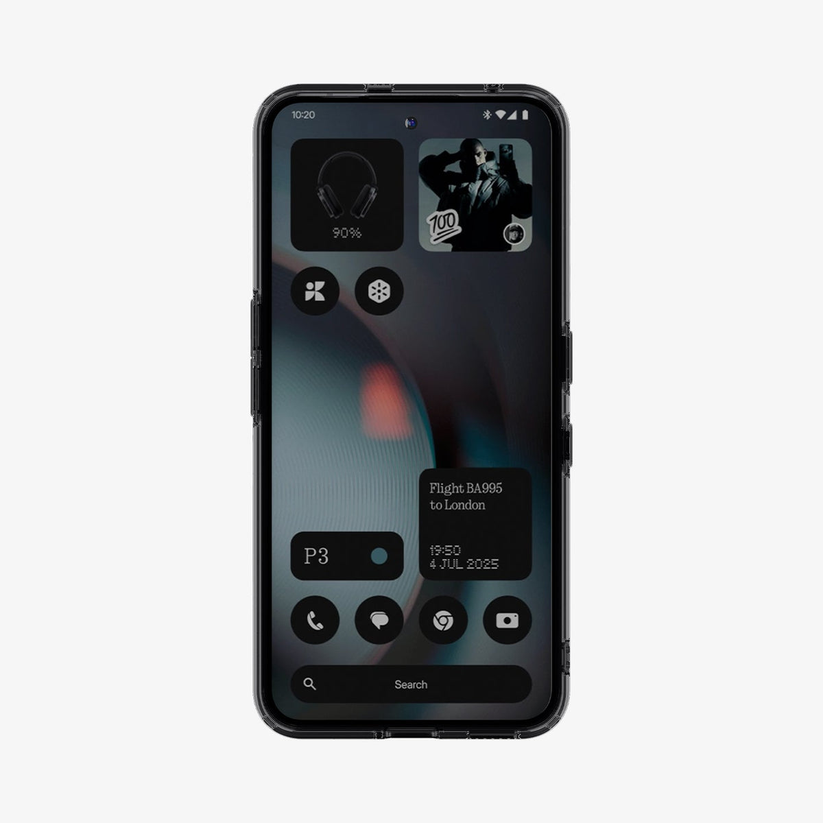 ACS08568 - Nothing Phone 3 Ultra Hybrid Zero One showing the front