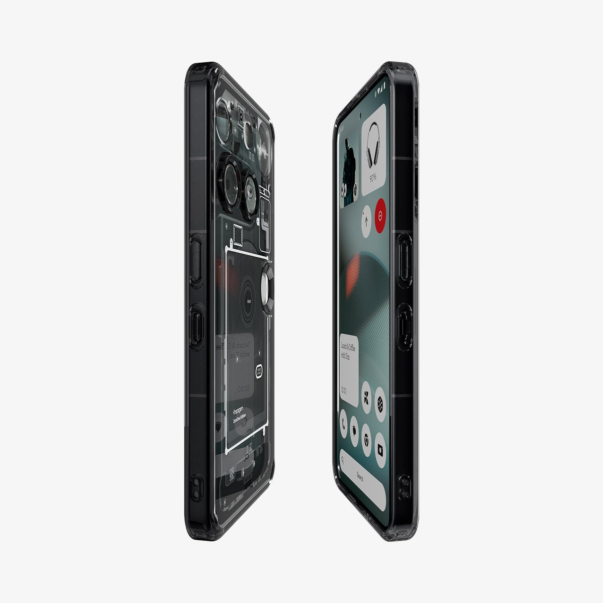 ACS08568 - Nothing Phone 3 Ultra Hybrid Zero One showing the partial back, partial front and sides