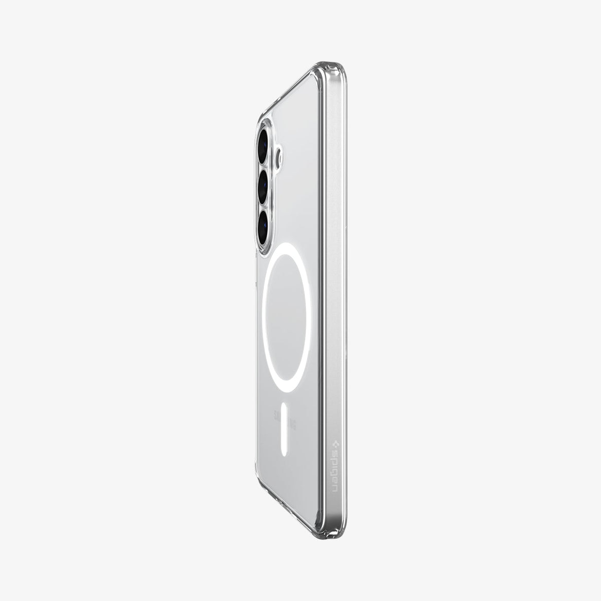 ACS10964 - Galaxy S26 Plus Case Ultra Hybrid (Mag Fit) Crystal Clear showing the back and partial side