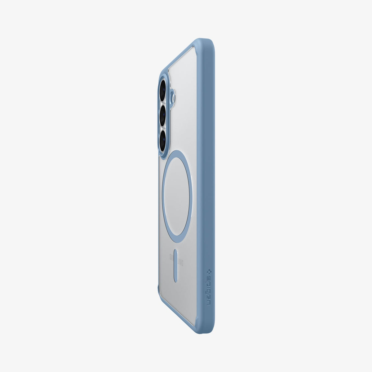 ACS11163 - Galaxy S26 Plus Case Ultra Hybrid (Mag Fit) Light Blue showing the back and partial side