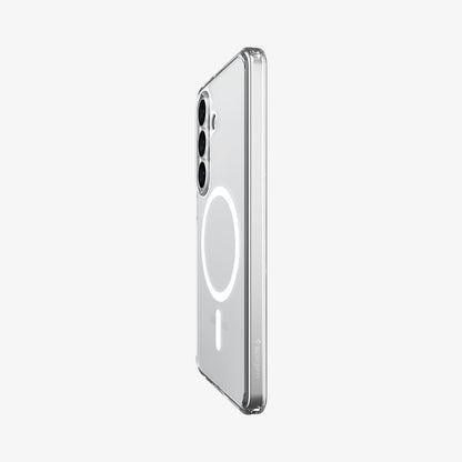 ACS10969 - Galaxy S26 Case Ultra Hybrid (Mag Fit) Crystal Clear showing the back and partial side