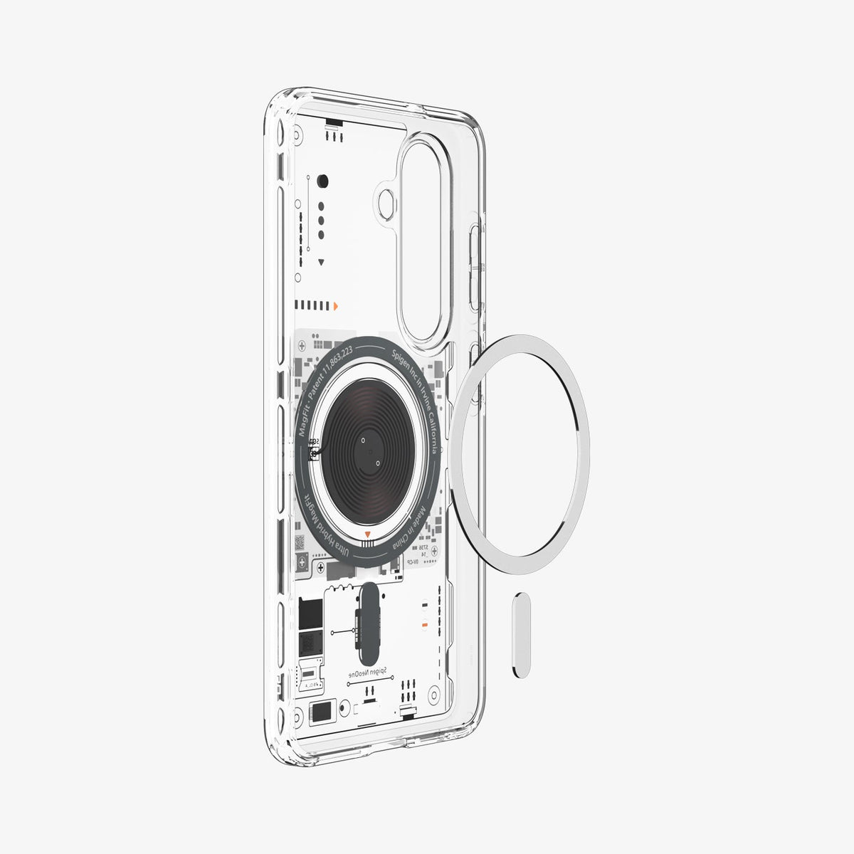 ACS10973 - Galaxy S26 Case Ultra Hybrid Neo One (Mag Fit) showing the back and partial side with mag fit technology