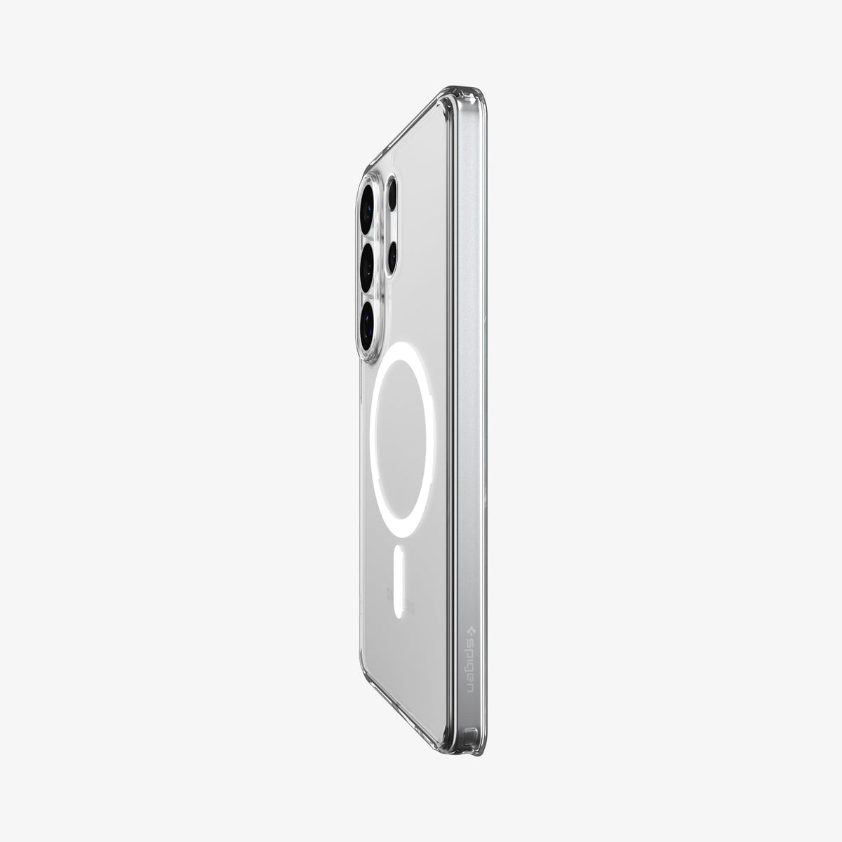 ACS10958 - Galaxy S26 Ultra Case Ultra Hybrid (Mag Fit) Crystal Clear showing the back and partial side