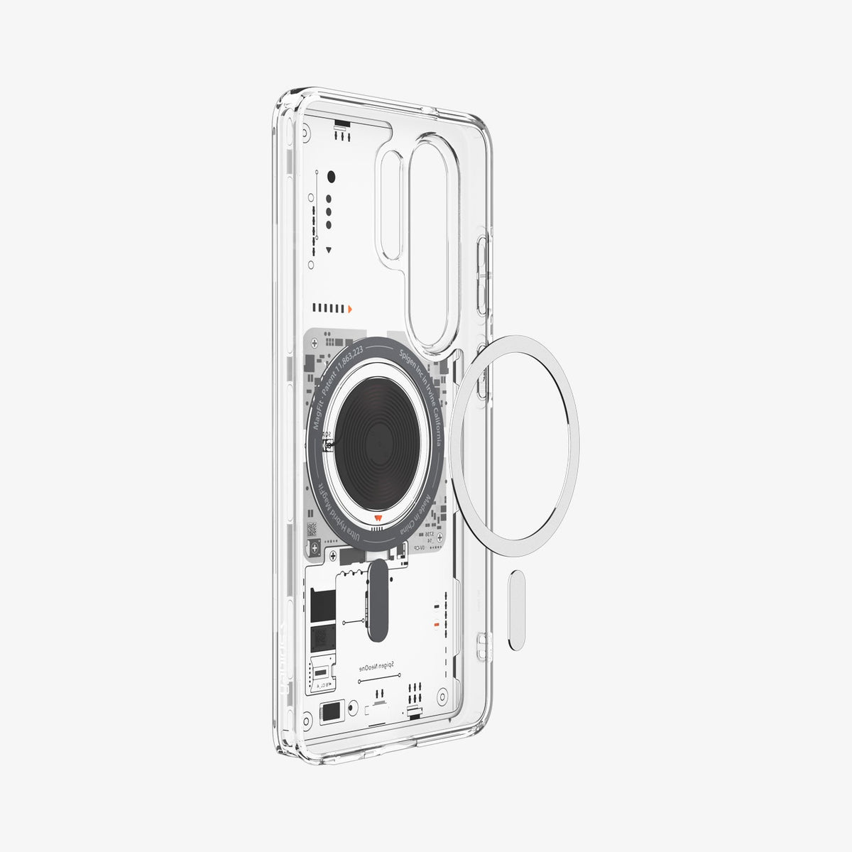 ACS10963 - Galaxy S26 Ultra Case Ultra Hybrid Neo One (Mag Fit) showing the back and partial side with mag fit technology