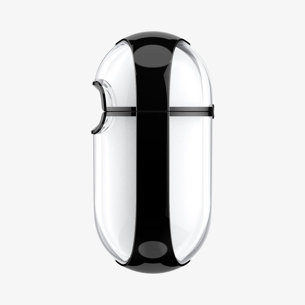 ASD01982 - Apple AirPods 3 Case Ultra Hybrid in jet black showing the side