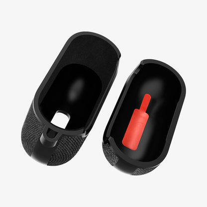 ASD02111 - Apple AirPods 3 Case Urban Fit in black showing the inside of case