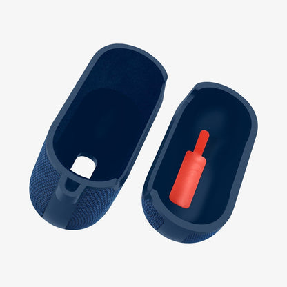 ASD02128 - Apple AirPods 3 Case Urban Fit in navy blue showing the inside of case