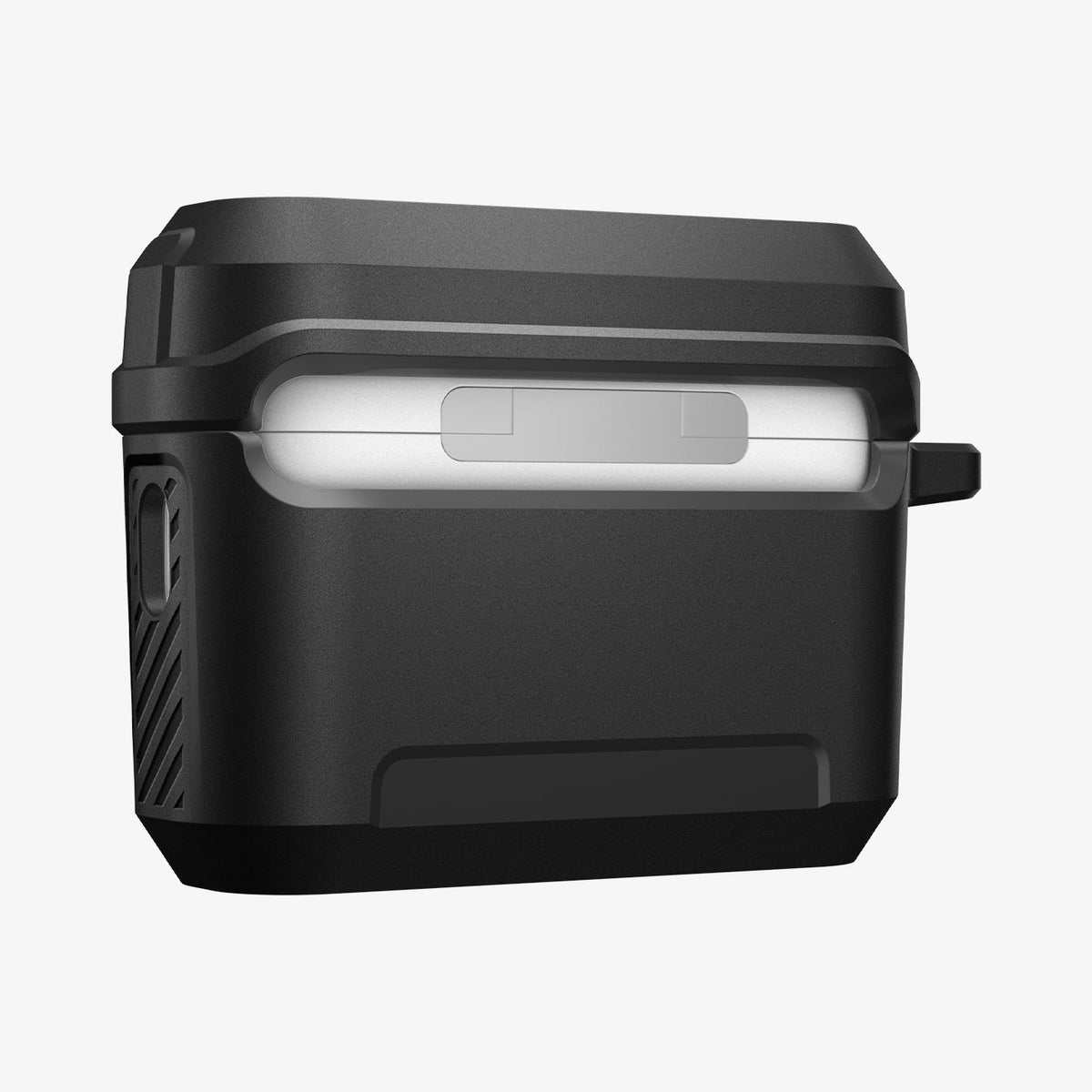 ACS09825 - AirPods Pro 3 Lock Fit in Matte Black showing the back and side